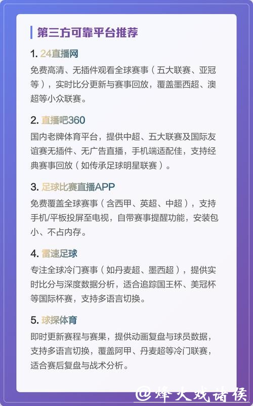 免费观看高清世界杯直播平台推荐